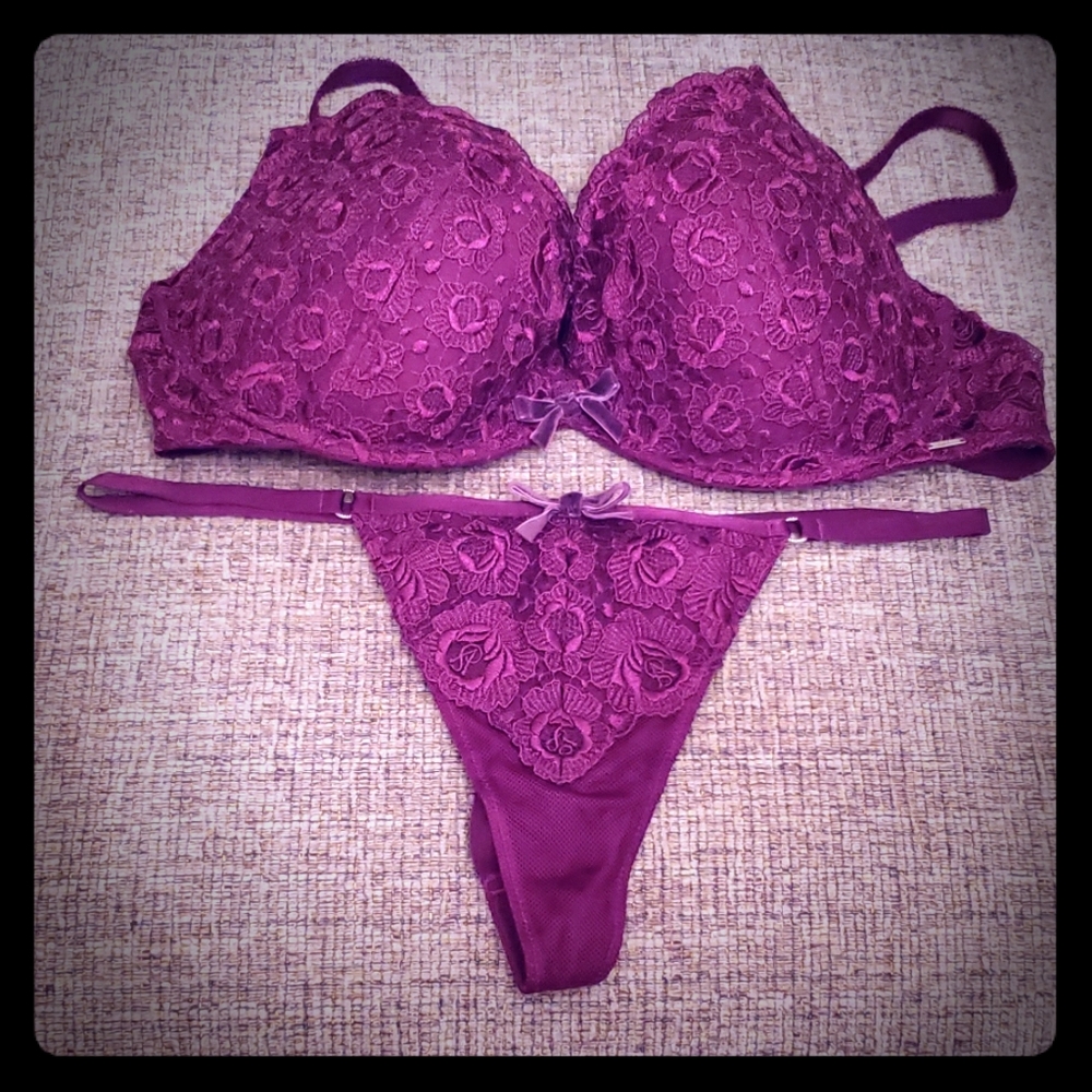 Matching Bra and Panty Set